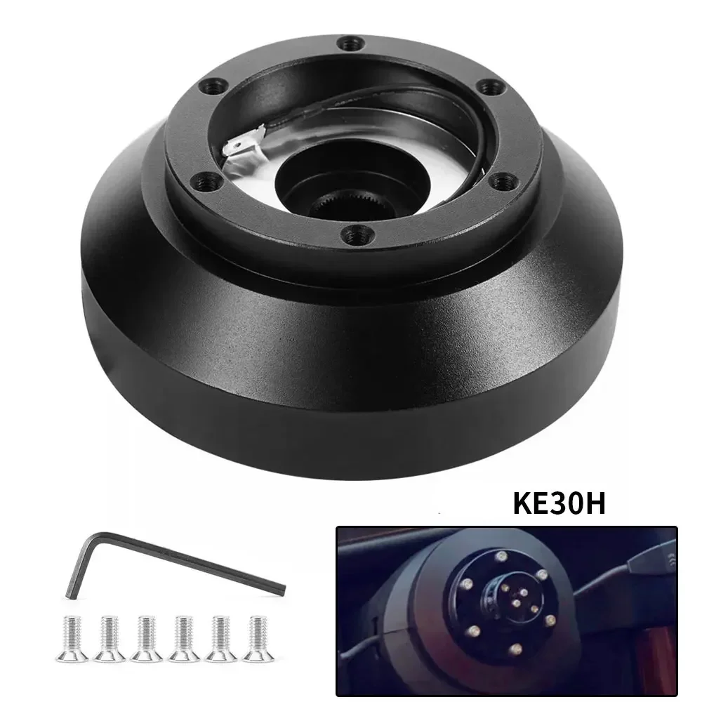 레이싱 카 스티어링 휠 숏 허브 어댑터 키트, BMW E30 3, 5 시리즈 318 325 528 M3 M5 84-90 KE30H 용, 6 볼트