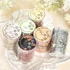 1Roll 2M Flower Handbook DIY School PET Tape Branch Series Supplies Flowering Adhesives Writing Background Scrapbook 60mm*2m 3