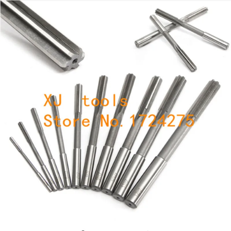 1Pcs 2mm-20mm HSS Straight Shank Chucking Reamer Machine Reamer Milling Cutter Tool For bore Machining 3/4/5/6/7/8/10/12/18/20mm