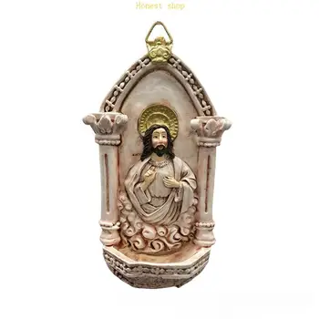 European Resin Wall Hanging Holy Water Font 1