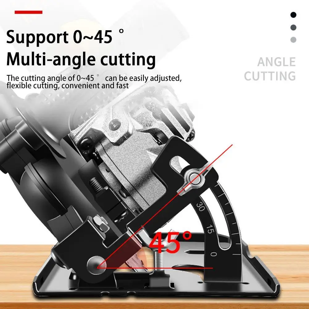 Woodworking Table Protective Angle Grinder Bracket Stand Grinder Holder Support Angle Cutting Machine Base