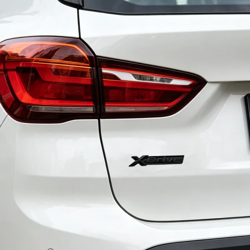 3D XDrive 자동차 엠블럼 배지 - BMW X1 X3 X5 X6용 ABS 로고 스티커 - 리어 트렁크/사이드 펜더 장식