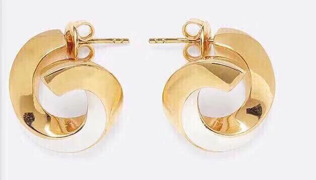 2022 Hot Distinctive Design Earrings Earrings Simple And Generous Fashion Versatile Golden Banquet ExquisiteJewelleryEar Studs