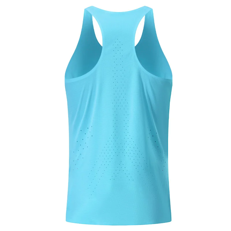 Men Fitness Tank Tops Street High Quality Running Gym Training Workout Vest Sports Sleeveless Shirt Mesh Breathable Singlets