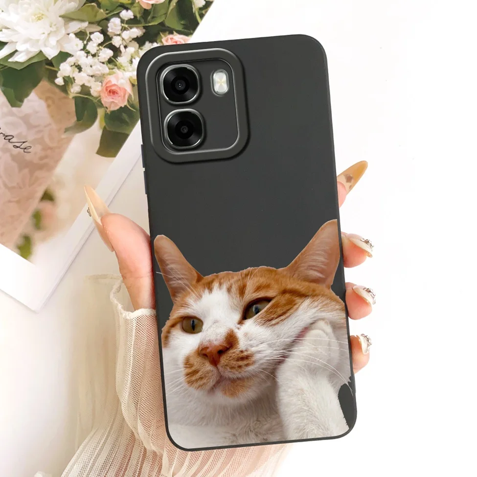 Luxury Fashion Cute Painted Silicone Case - Oppo A6 Series