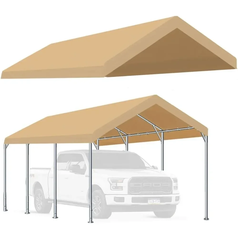 

12'x20' Carport Canopy Only Tent Garage Replacement Top Tarp, Top Cover Only, Frame Not Included