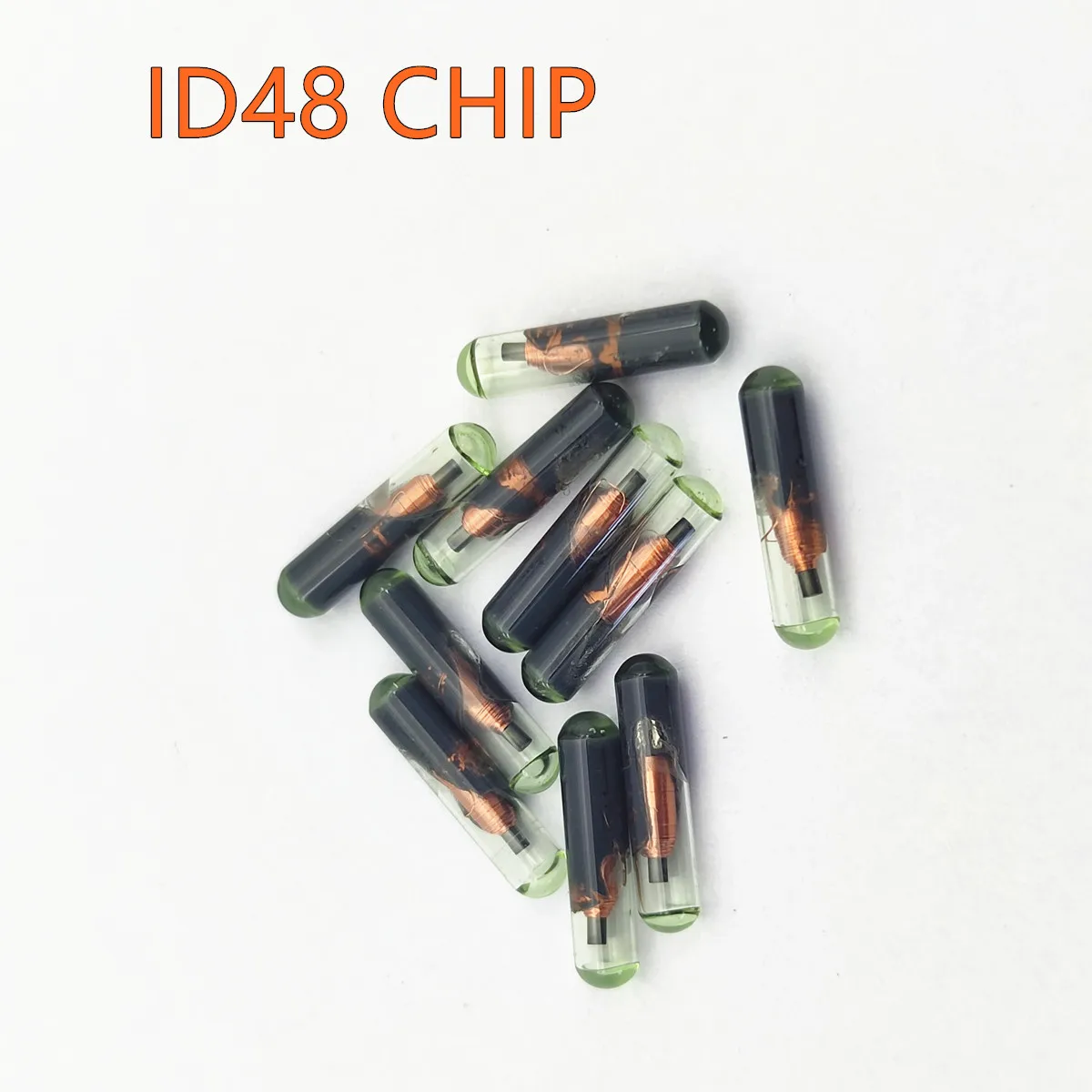 Aftermarket ID48 ID 48 Transponder Chip Car Key Chip Blank OEM Auto Transponder Glass ID 48 Unlock 10/20/pcs