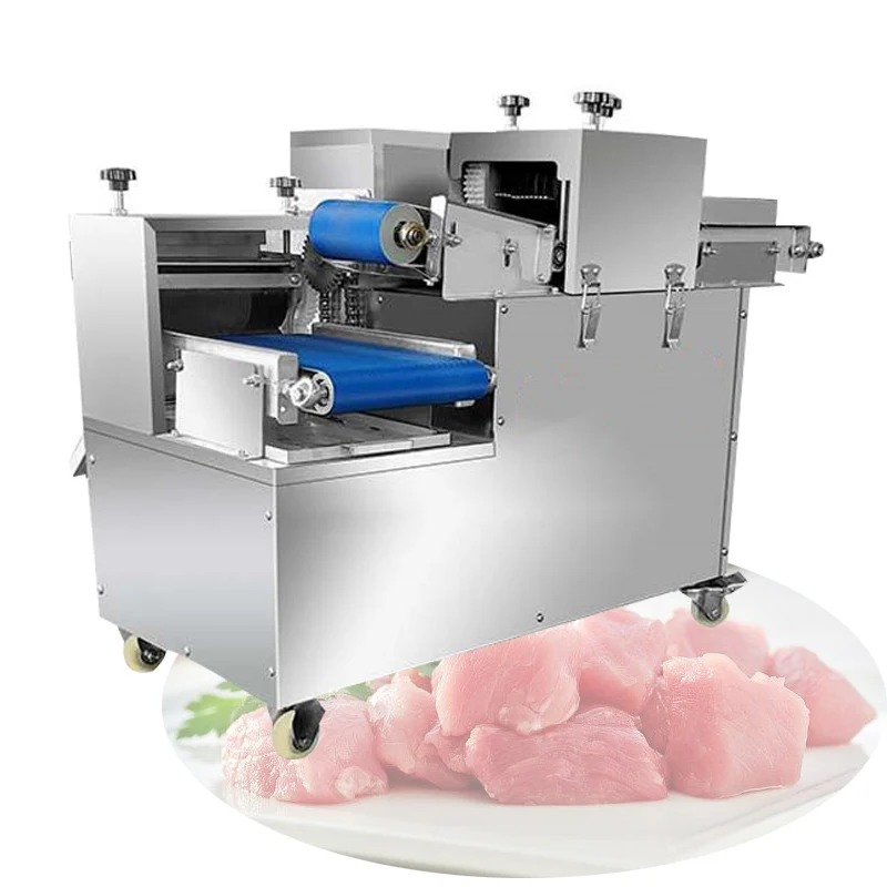 

Slicing Dicing Machine Automatic Meat Cutter For Pork Beef Chicken Breast Meat Strip Dicing Machine