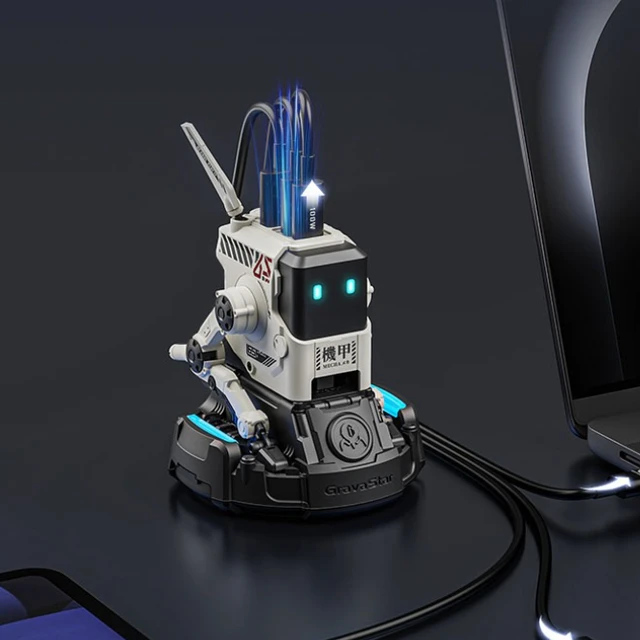 NEW！Alpha65 GaN Fast Charger Dark Knight Mecha 3