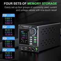 KUAIQU High Voltage 1000V 1A Bench Lab Power Supply, 400v 600v 800v 1A Adjustable Regulated Power Supply, With RS232/USB Remote - Image 5