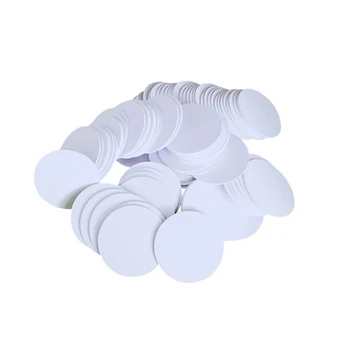 10Pcs 25MM ID 125KHz EM4305/T5577 RFID Smart Chip Sticker Writable Coin Circular Card Fast Shipping 1