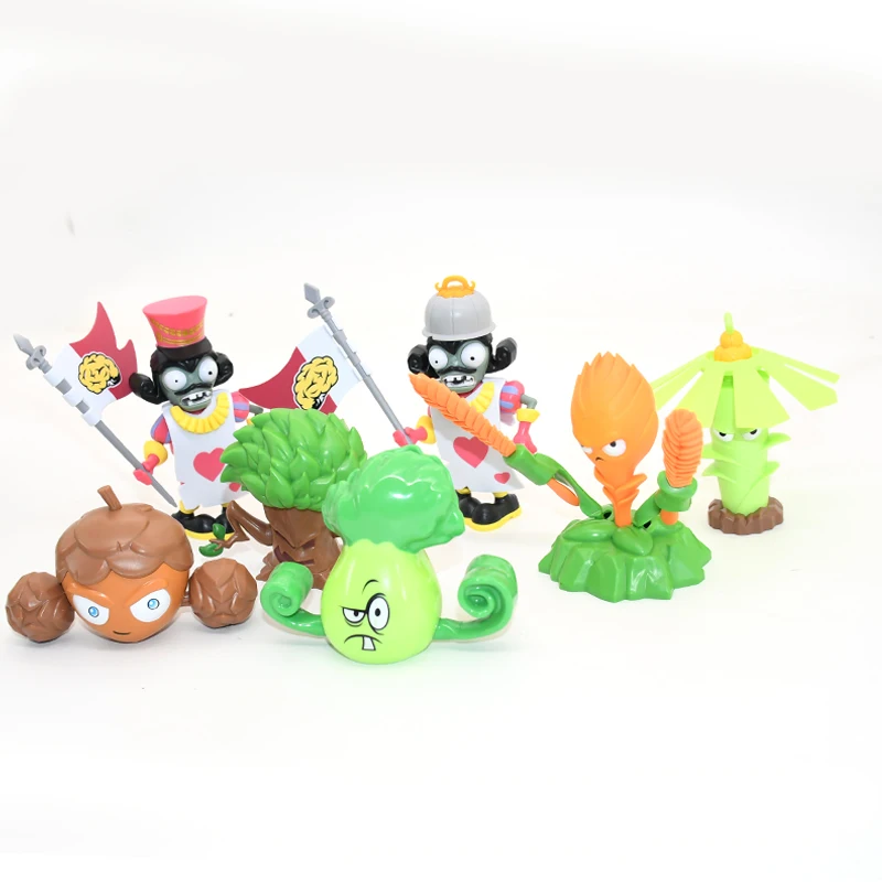 PLANTS VS ZOMBIES 2 Toys Full Set New Role Poker Bucket Zombie