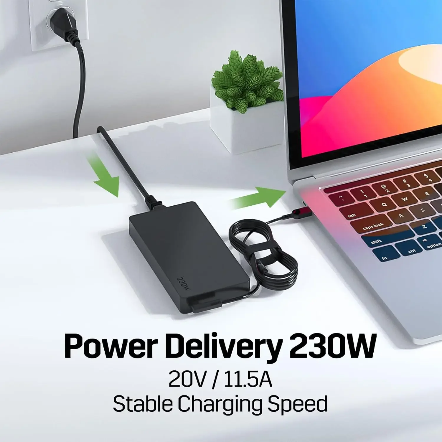 Lenovo Yoga 7-27ARH6 7-27APH8 7-27ARH7 9-32IRH8 9-16IRP8 9-16IRP8 용 230W 20V 11.5A 노트북 Ac 어댑터 충전기