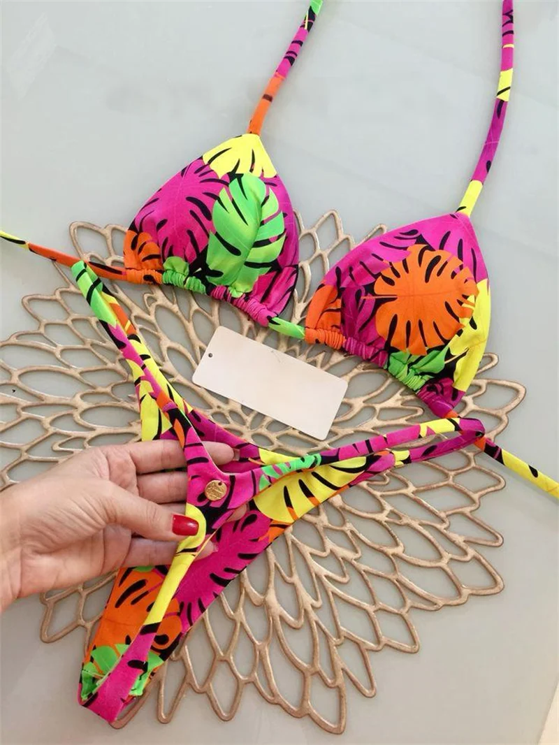 NEW Brazilian Bikini Set Sexy Push Up Swimwear Women's Swimsuit Bathing Suits Swimming Suit For Women Maillot De Bain E045