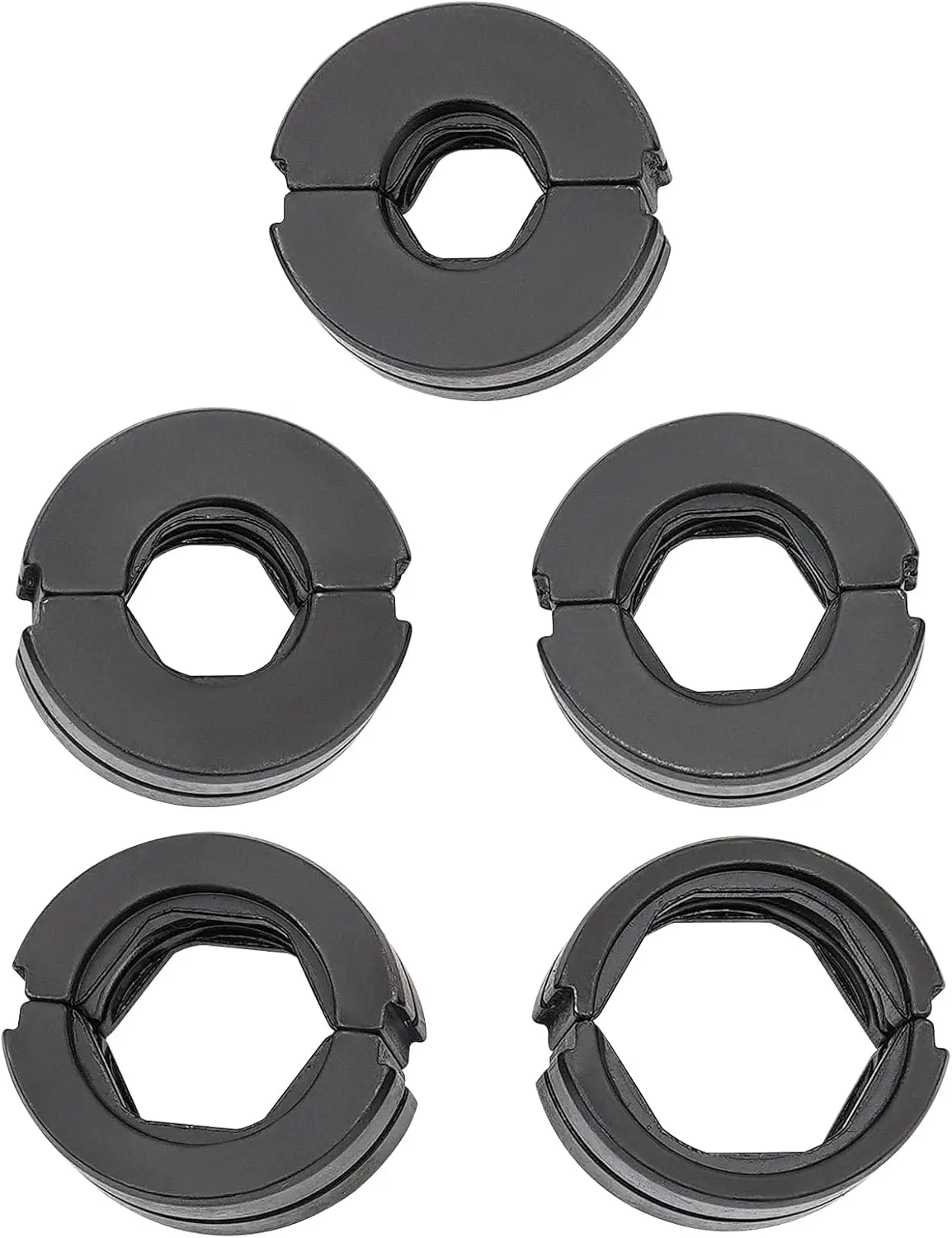 M12~M28 Crimpbacken M-Profil für 12 mm, 15 mm, 18 mm, 22 mm, 28 mm, Crimpbackeinsatz für Kupferrohr, Stahl Cr40, 5 Stück – Detail 5