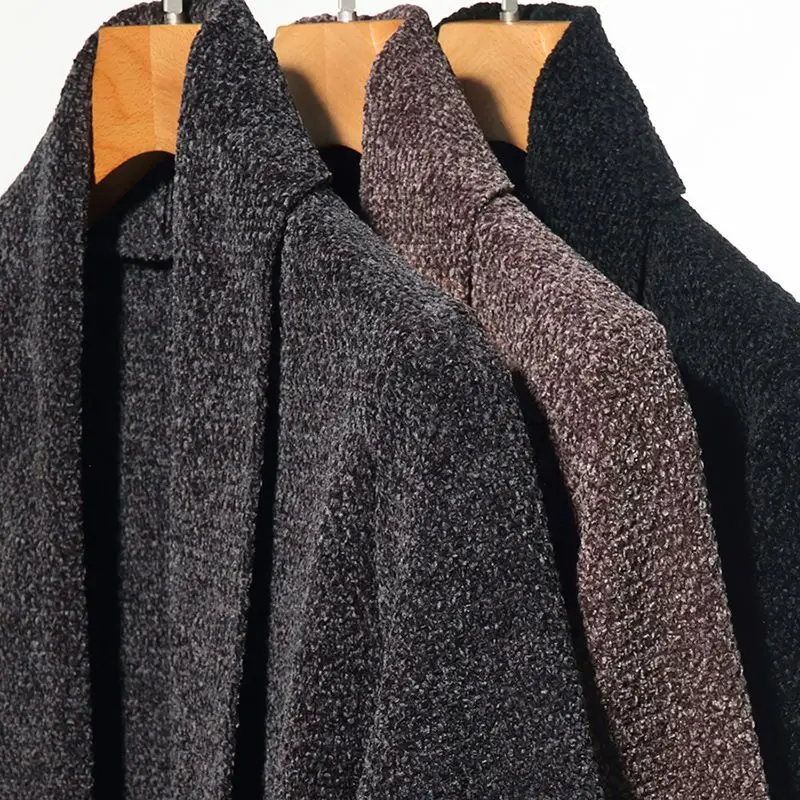 Autumn KPOP Fashion Style Harajuku Slim Fit Knitwear Loose Casual All Match Outerwear Solid V Neck Cardigan Long Sleeve Sweaters