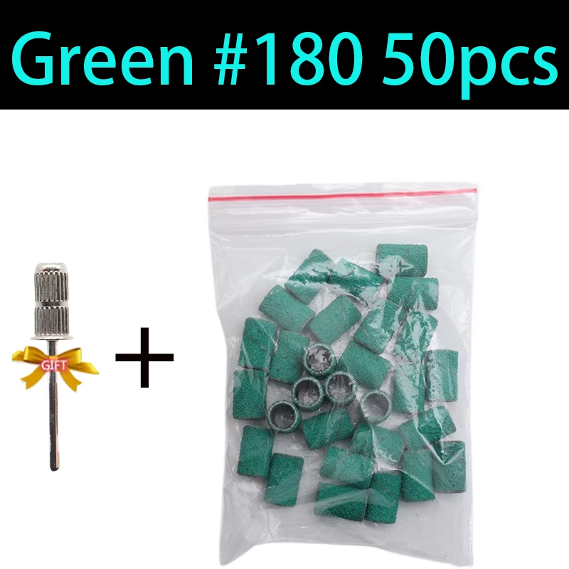 Vibrant Multi-Grit Nail Drill Sanding Bands