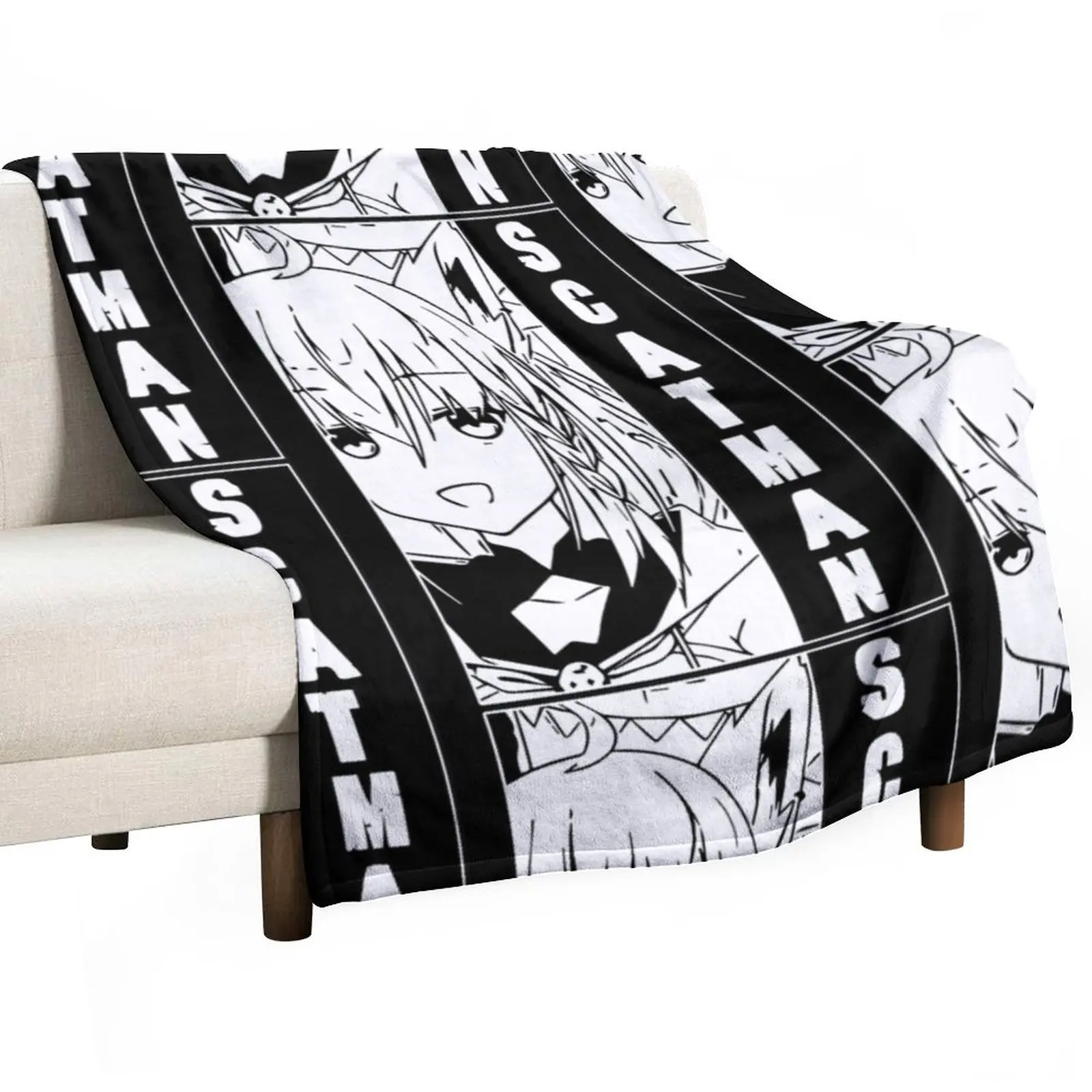 

Scatman Fubuki Hololive Throw Blanket Luxury Throw Blanket Quilt Blanket