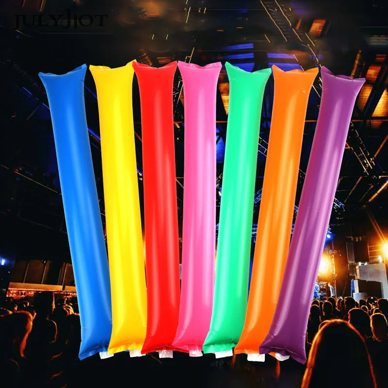 

1pcs Againing Stick Plastic Cheerleading Clapper Надувные шумовые производители для спортивной вечеринки