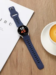 Sport Silicone Strap - Premium Durable Comfort Watchband for Galaxy Watch 5 40mm (Midnight Blue)