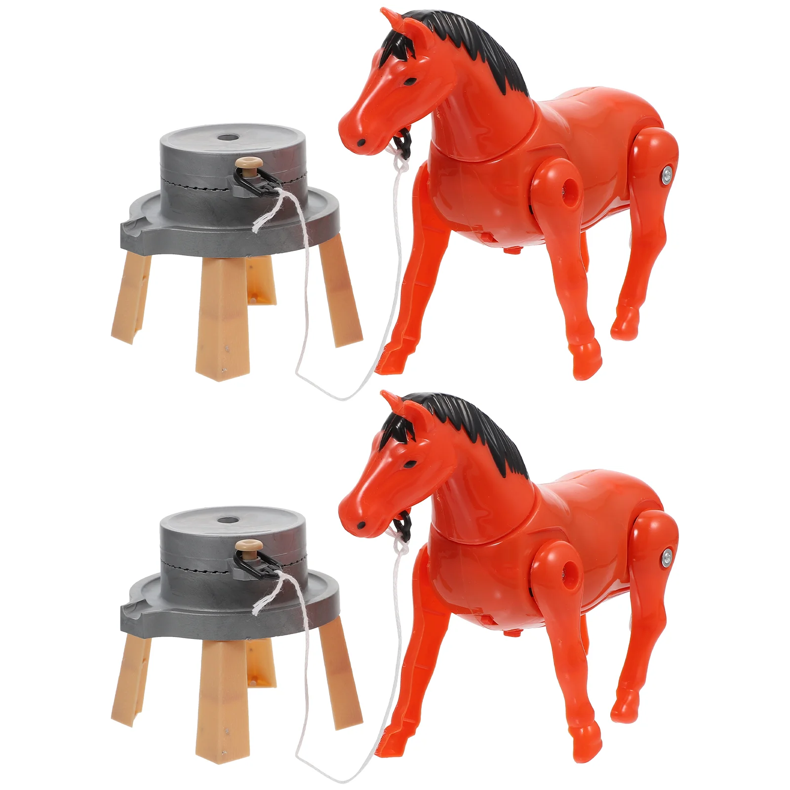 

2 набора, развивающие игрушки для детей, лошадь Mopan для девочек, детская развивающая игрушка, пластиковая головоломка