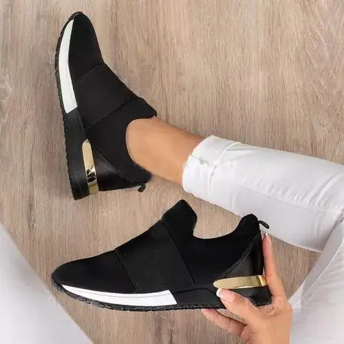 Vulcanize Shoes Sneakers Women Shoes Ladies Slip-On Solid Color Sneakers for Female Sport Mesh Casual Shoes for Women 2021 