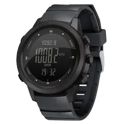 NORTH EDGE APACHE-46 Men's Digital Outdoor Sports Watch with Altimeter, Barometer & Compass (Rubber-strap)