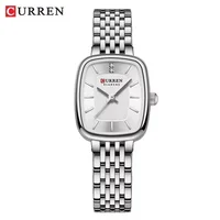 CURREN 9093 Fashion Quartz Women's Watch Elegant Square Dial Gold Stainless Steel Strap Casual Waterproof Watch relojes de mujer