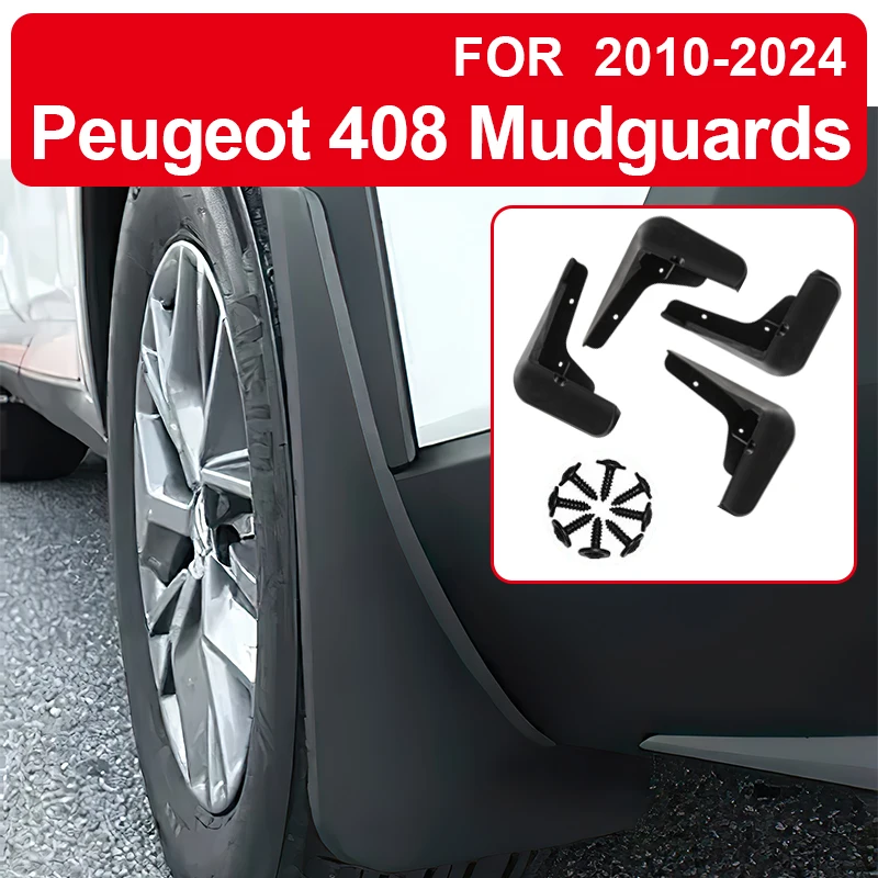 

Мягкая грязь для Peugeot 408 508-2010 аксессуары ТПЭ Брызговики оригинальный дизайн брызговик защита от снега защита от песка