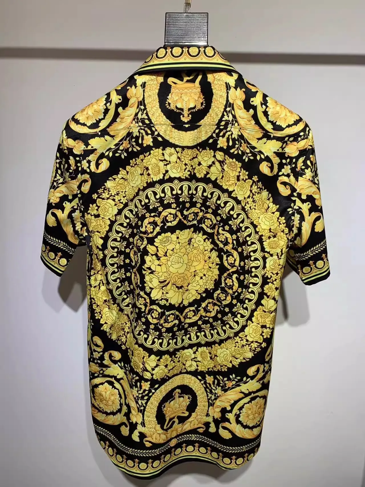 A03821 Fashion Men's Shirts Runway Luxury famous Brand European Design party style Men's Clothing