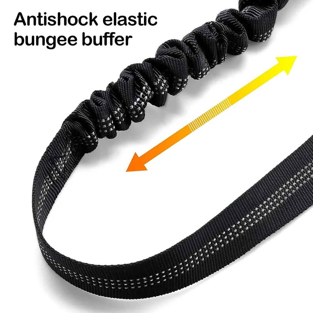 3in1 Dog Seat Belts Retractable Dog Car Seatbelt Reflective Elastic Nylon Pet Seat Belt for Vehicle Headrest Adjustable for Dogs