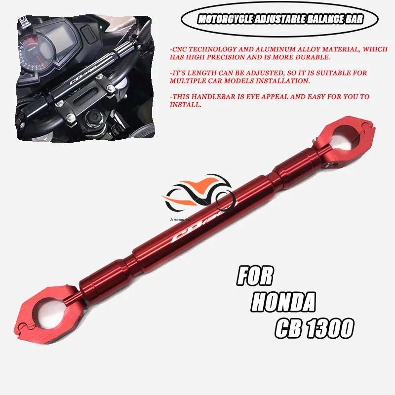 

FOR HONDA CB1300 CB 1300 Motorcycle Balance Bar 22mm CNC Aluminum Crossbar Extended Motorbike Reinforce Lever Accessories