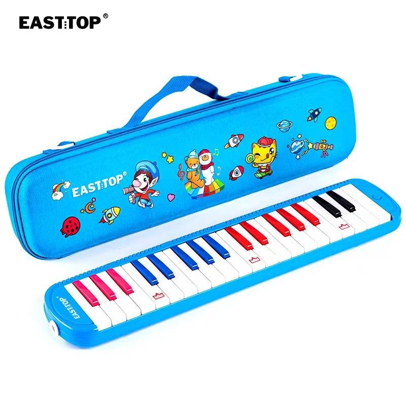 EASTTOP 32 keys melodica beginner student, professional harmonica player, gift