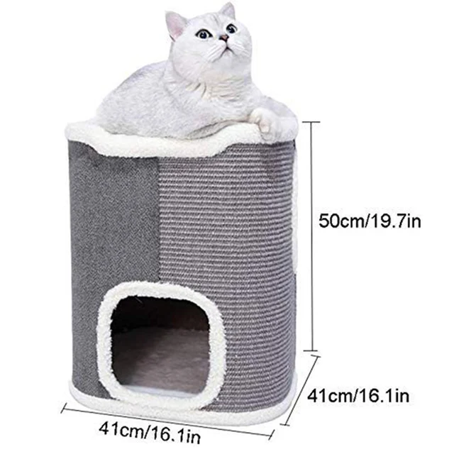 cat scratching post barrel