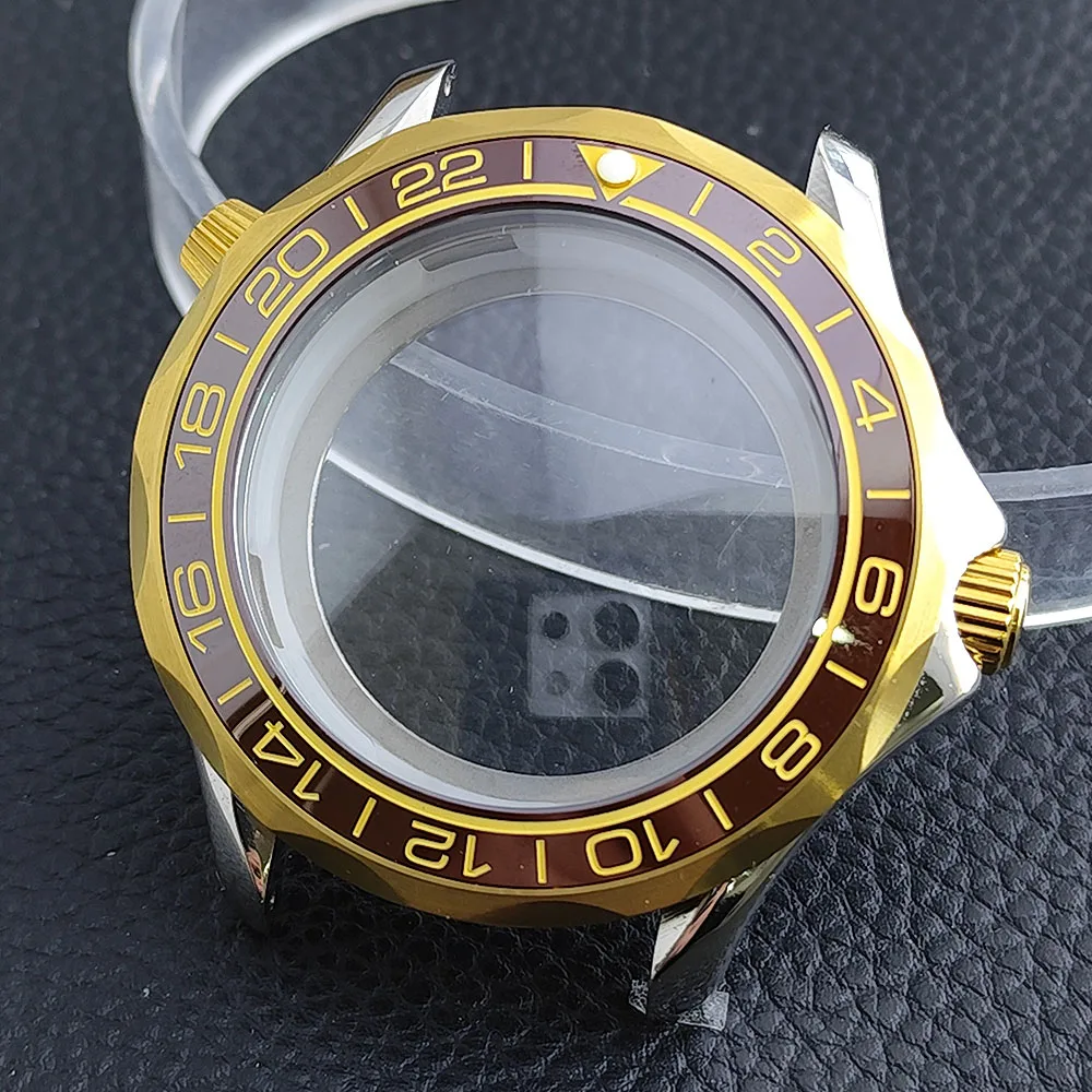 Premium 42mm Men's Watch Case with Sapphire Glass and 20mm Strap - Complete Watch Accessory Set with Box