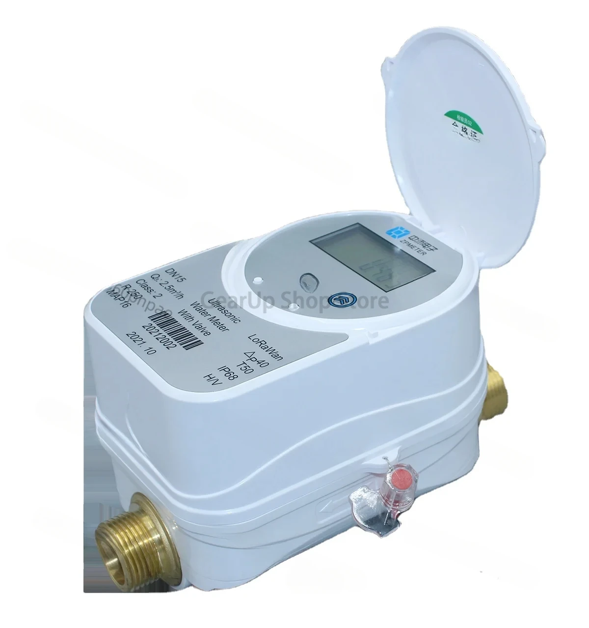 10pcs Smart Water Distribution Auto monitoring Water Consumption Smart Life APP Group Control ZigBee Electric Meter