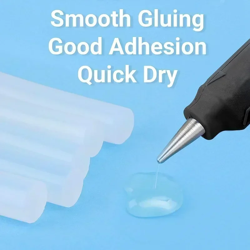 1/100pcs Strong Adhesive Transparent Hot Melt Glue Sticks for Electric Glue Gun DIY Craft Glue Stick Repair Kit Tools Wholesale