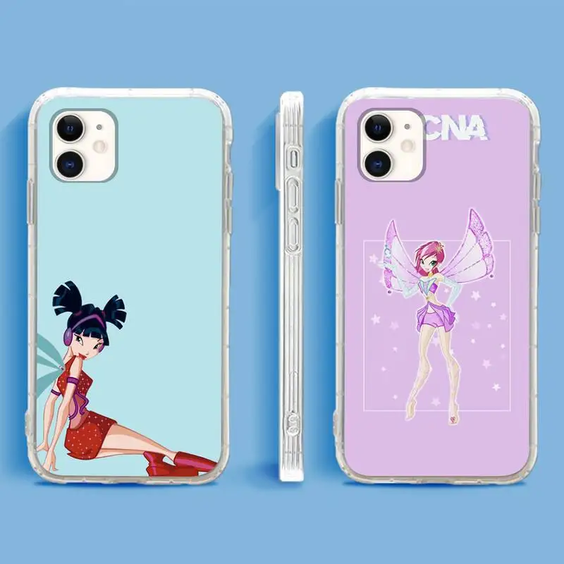 Girl Winx Clubs Phone Case For Iphone Se 6 6s 7 8 Plus X Xr Xs 11 12 13 Mini Pro Max Fundas Cover Aliexpress