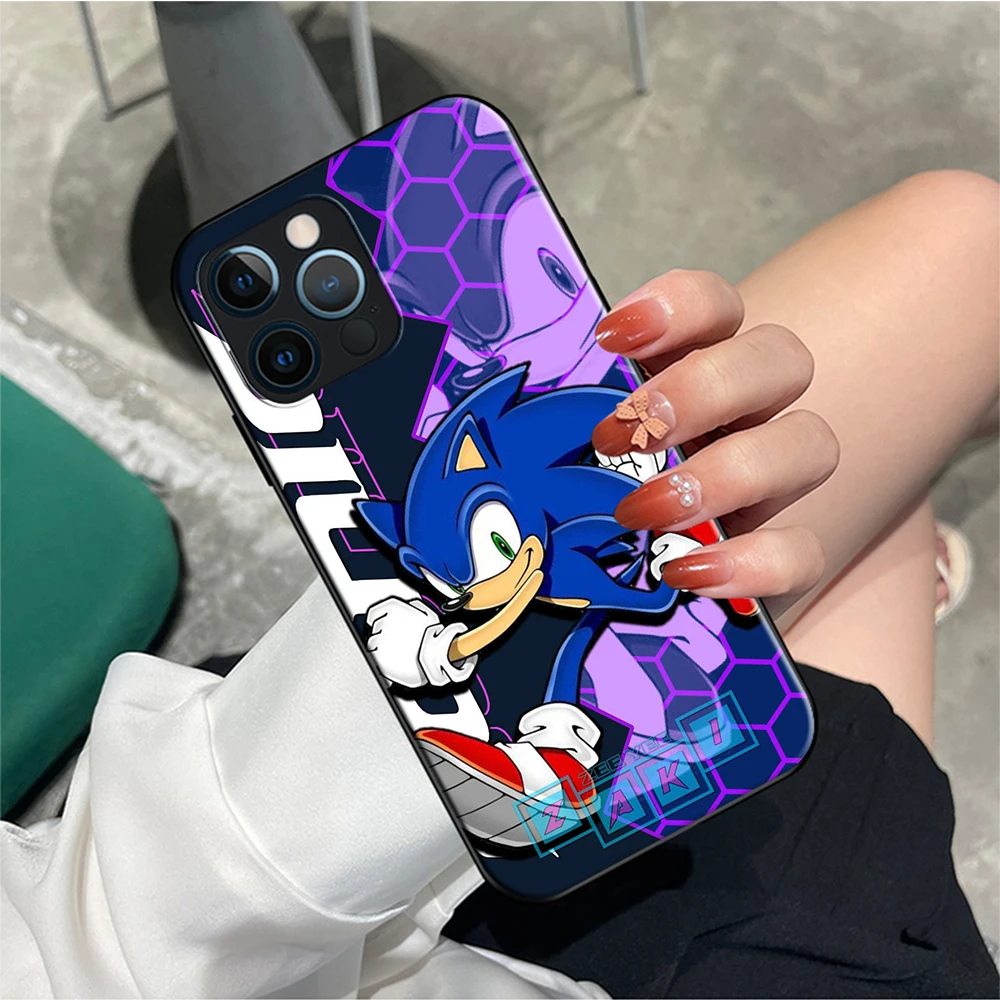 thumbnail image 1 of Nueva funda de teléfono de alta gama Anime Sonics Hedgehog para Samsung Galaxy A15 S10E S9 S8 S7 Note 20 10 9 8 Plus Lite, 1 of 5