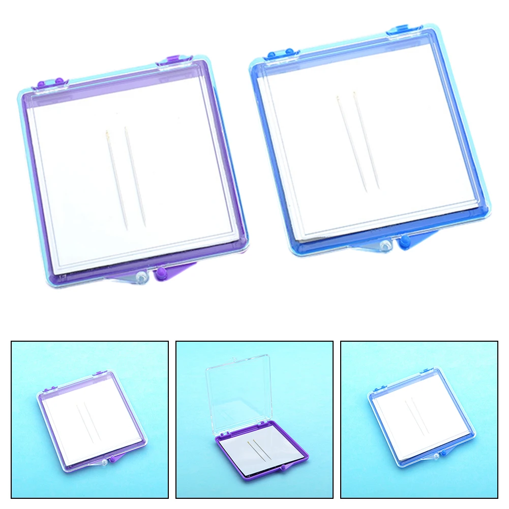 

Magnetic Needle Storage Case Plastic Stitching Needle Pin Holder Magnetic Suction Needle Insert Needle Storage Organizer