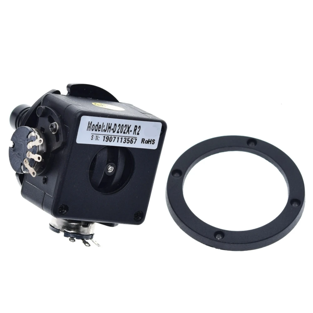 A96T JH-D202X-R2 2D 전기 조이스틱 전위차계 5K 2차원 2축 모니터 키보드 볼 컨트롤러 스위치 조이로드