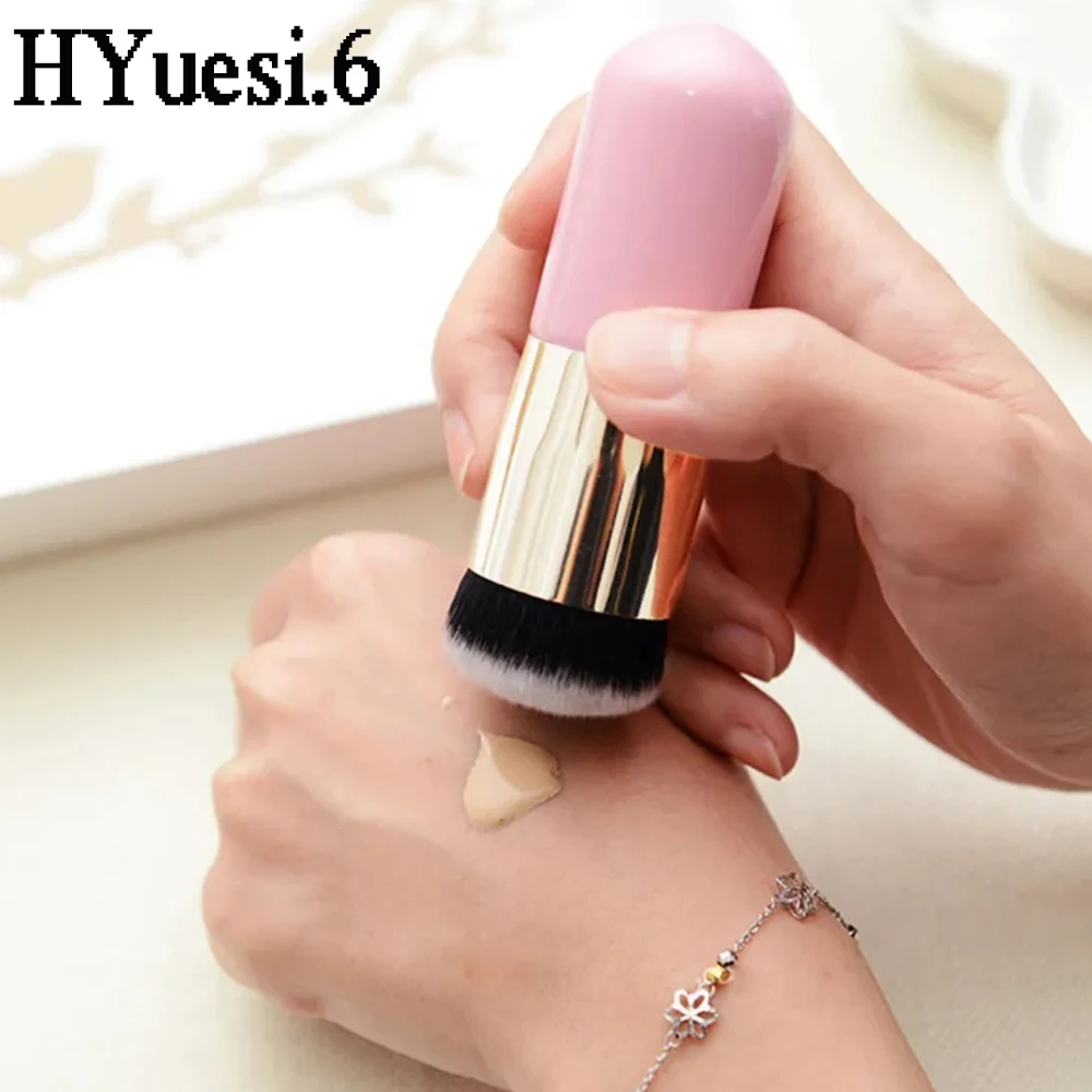 Description Picture 4 of itemProfessional Chubby Kabuki Foundation Brush For BB Cream Blushes Concealer Cosmetic Makeup Tools