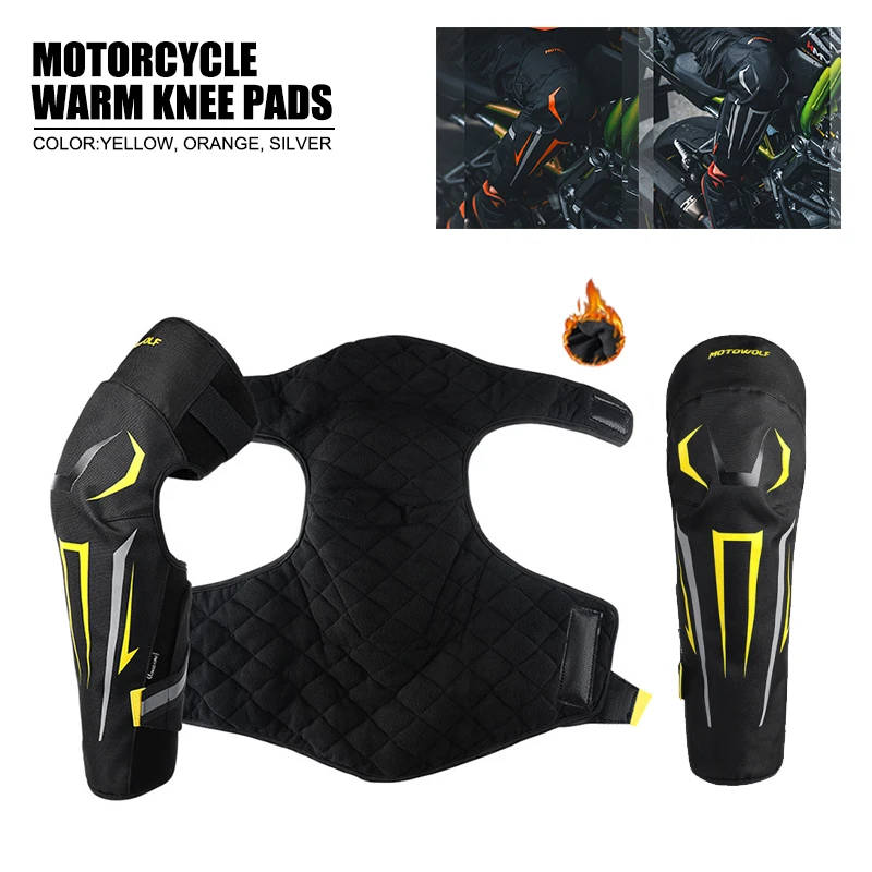 

Motorcycle Knee Pads Safety Moto Protection Motocross Equipment Windproof Protective Winter Keep Warm Gear Protector Guards