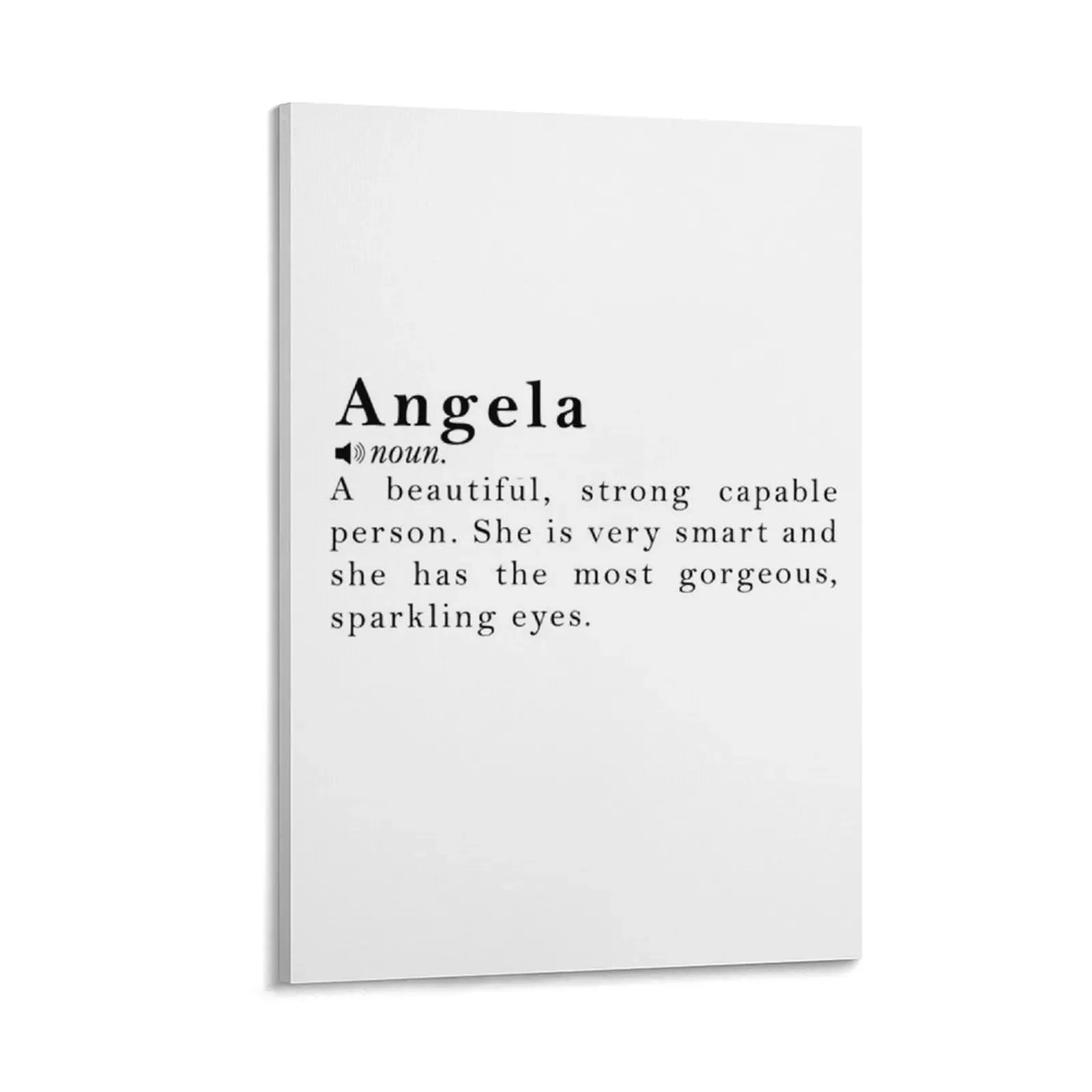 

Angela Name Definition Meaning Canvas Painting aesthetic room interior paintings