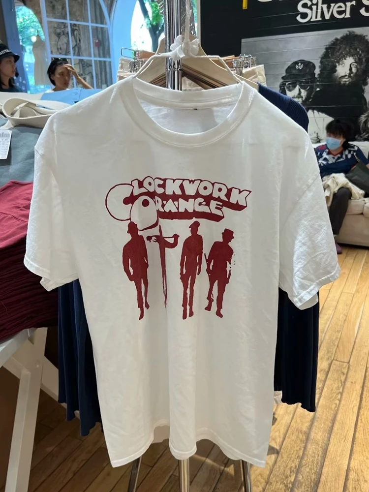 

Футболка женская хлопковая с круглым вырезом, повседневный Свободный Топ с коротким рукавом и надписью, винтажная уличная одежда, белый цвет, на лето