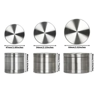 HONEYPUFF Stainless Steel Crusher 45mm/64MM /54mm/47mmHeavy Crusher 2