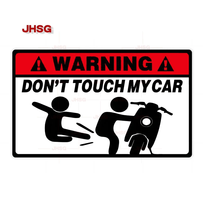 

Do Not Touch Warning Signs, Unique Stickers, Car and Motorcycle Exterior Decoration Stickers, Waterproof Vinyl Stickers