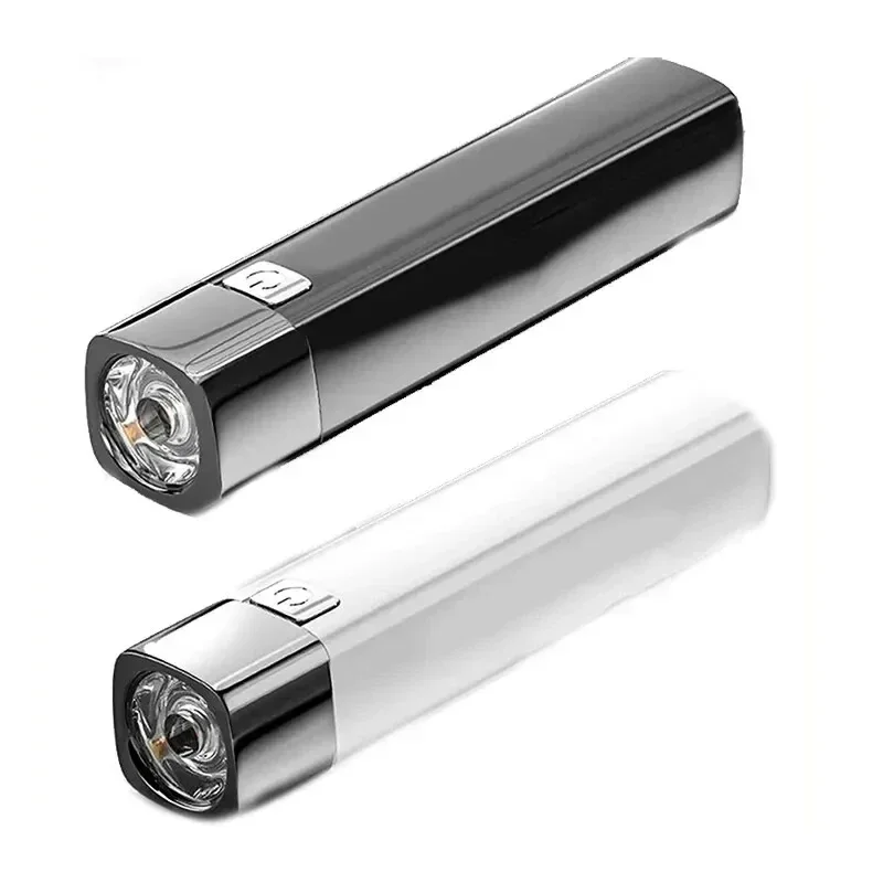 미니 야외 조명 보조배터리 손전등 3가지 모드 휴대용 2 in 1 초강력 G3 전술 LED 손전등 USB 충전 포함