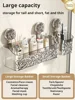 Light Luxury Style Glacier Pattern Suction Cup Shelf,Bathroom Suction Cup Storage Rack,Punch Free Sorting Box 5