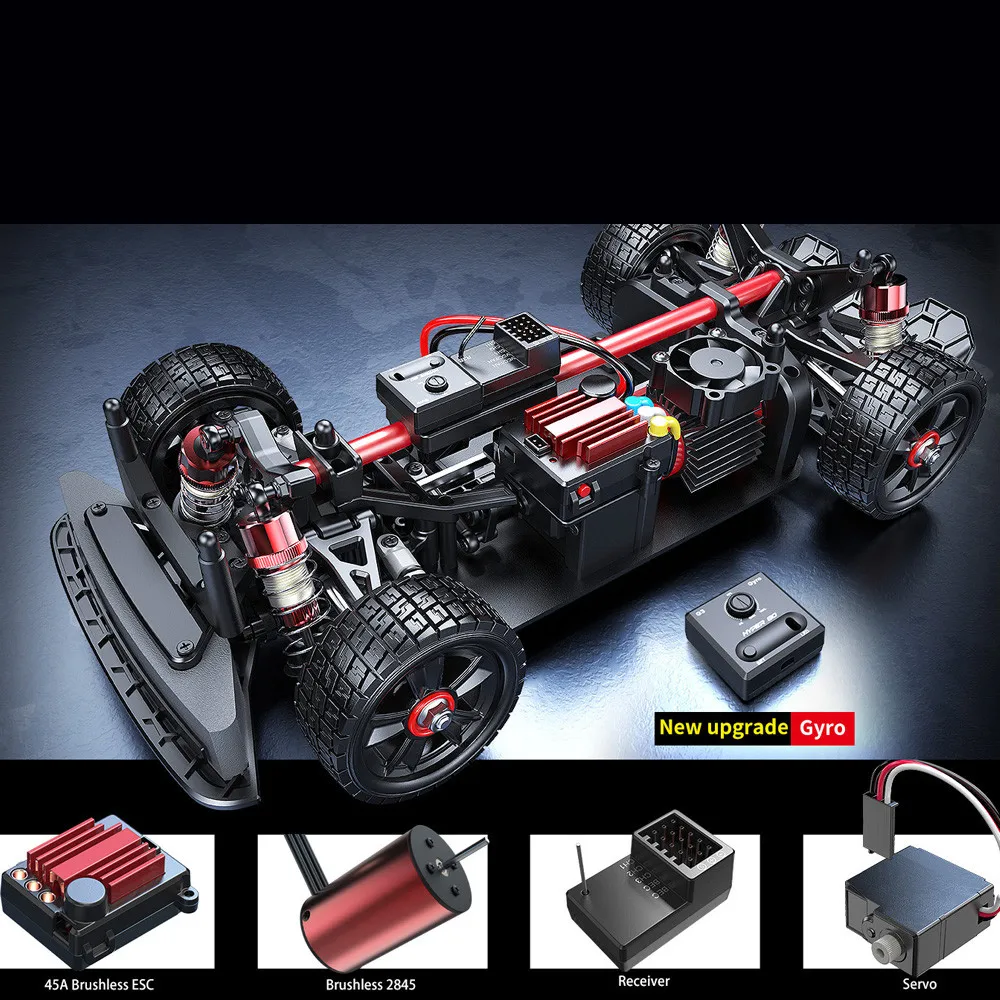 HYPER GO MJX 14301 14302 14303 1/14 RC Car Brushless 2.4G Remote Control 4WD Off-road 55km/h High Speed RC Car Truck Hobby Toy 3